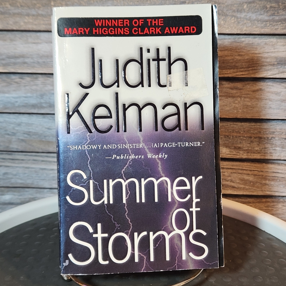 🖤 Summer of Storms by Judith Kelman Paperback Book